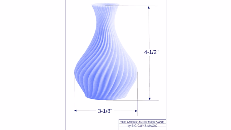 The American Prayer Vase Genie Bottle BLACK MAMBA by Big Guy's Magic- Trick - thumbnail 5