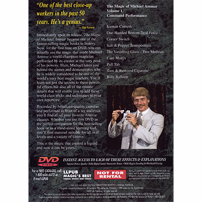 Magic of Michael Ammar #1 by Michael Ammar - DVD - Image 2