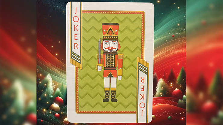 Bicycle Nutcracker (Green Gilded) Playing Cards - thumbnail 4