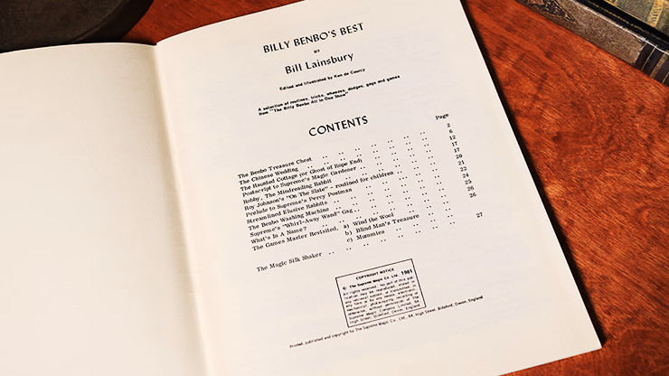 Billy Benbow's Best by Bill Lainsbury - Book - Image 2