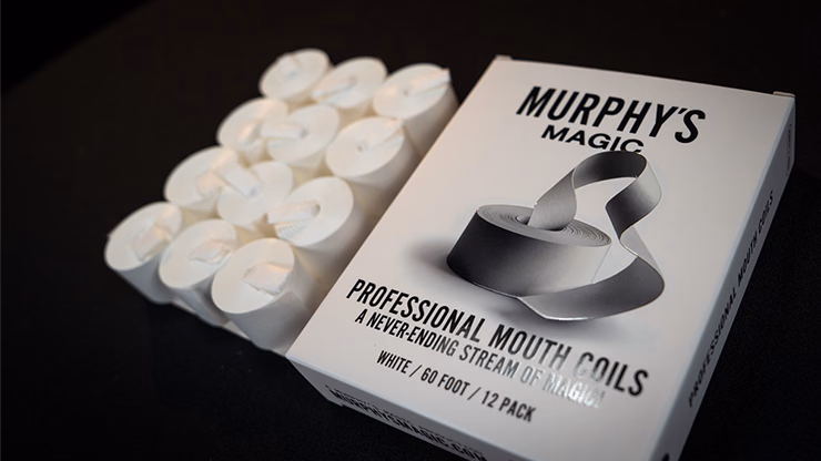 Professional Mouth Coils 60ft white (12pk) by Murphy's Magic - thumbnail 3