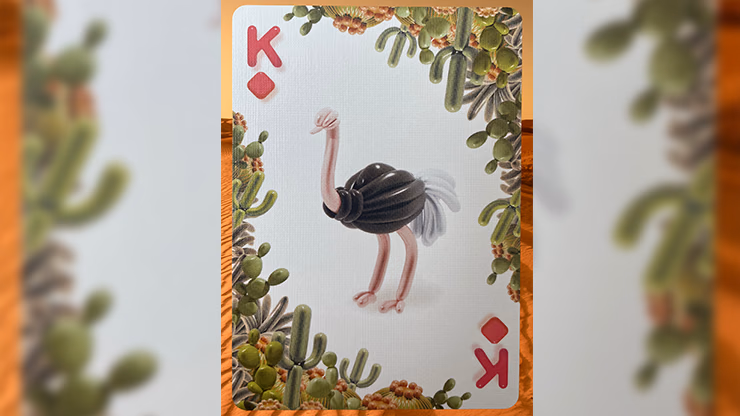 Gilded Bicycle Balloon Desert Playing Cards - thumbnail 5