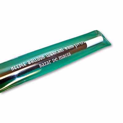 Needle Balloon Lubricant Wand White Tips by Bazar de Magia - magic trick