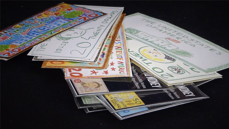 Instant Paper to Money Kid Version (Dollar) by Miguel Pizarro and Crazy Jokers - Image 2