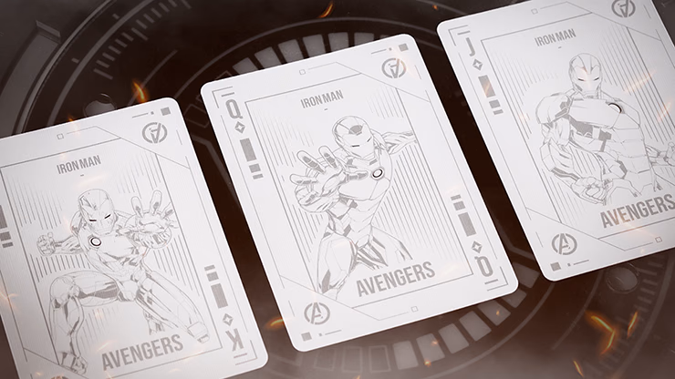 Iron Man MK1 Playing Cards by Card Mafia - thumbnail 3