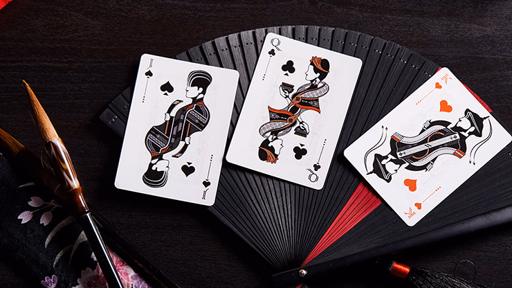 Oriental Memory Black playing Cards - thumbnail 5