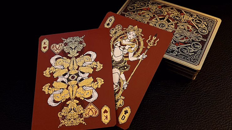 Asura Deluxe (Red) Playing Cards - thumbnail 5