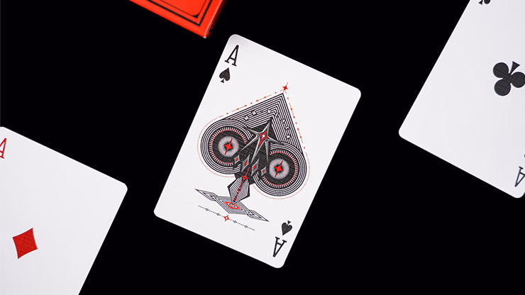 Mr. Black V1 (Red) Playing Cards - thumbnail 5