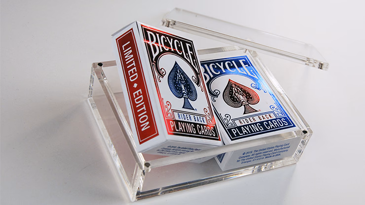 Bicycle Rider Back Mini Limited Edition (2 Pack With Foil Tucks In Carat Case) by US Playing Card Co - thumbnail 3