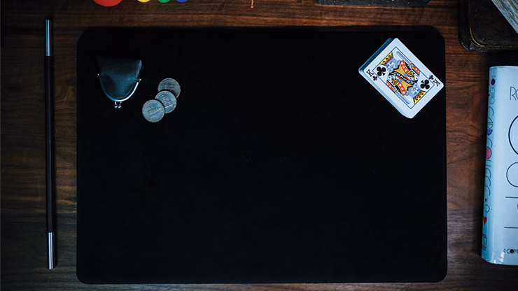 Suede Leather Large Pad (Black) by TCC - Trick - magic trick