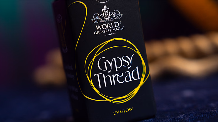 WGM UV GLOW GYPSY THREAD YELLOW REFILL SPOOL by Murphy's Magic - Trick - Image 2
