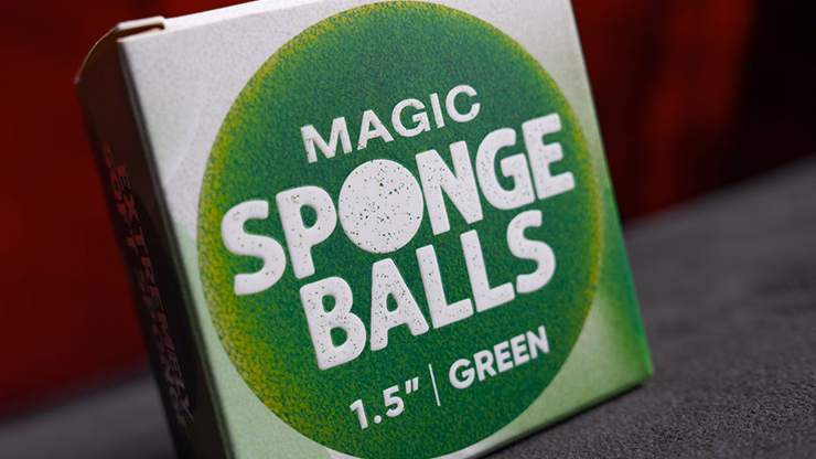 Magic Sponge Balls 4PK GREEN 1.5" by Murphy's Magic - thumbnail 4