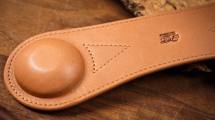 Leather Book Weight (Brown) by TCC Presents - Image 2
