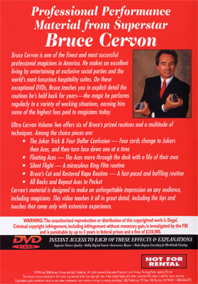 Ultra Cervon Vol. 2 - Bruce Cervon - DVD - Image 2