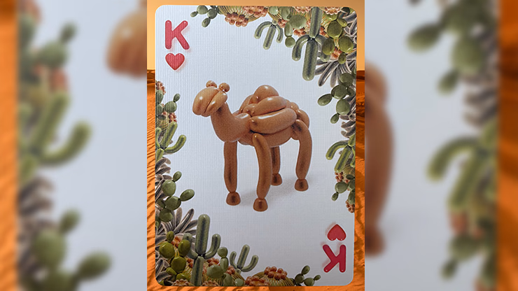Gilded Bicycle Balloon Desert Playing Cards - Image 2