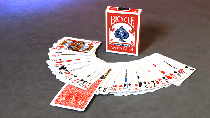 Invisible Deck Bicycle Mandolin (Red) - thumbnail 3