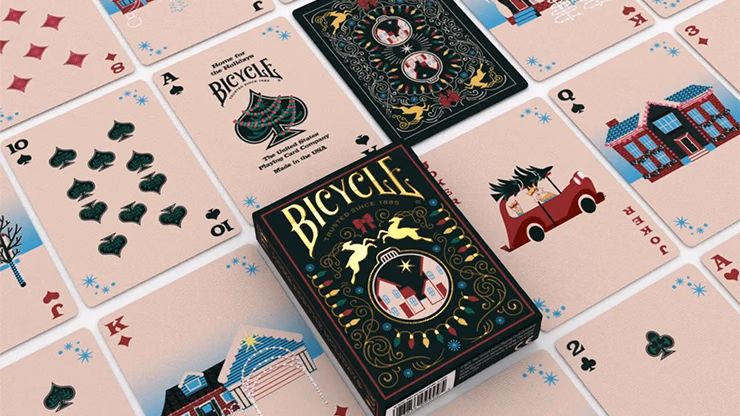 Bicycle Home for the Holidays Playing Cards by US Playing Cards - Image 2