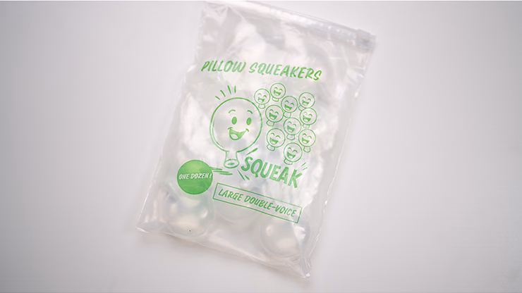 Pillow Squeaker Double Voice (12pk Large) by Murphys Magic - magic trick