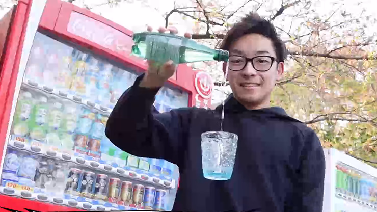 Perfect Airborne Glass & Acrylic cup (Perrier) by Tejinaya Magic - Image 2