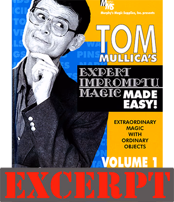 Karrel Fox's Napkin Vanish video DOWNLOAD (Excerpt of Mullica Expert Impromptu Magic Made Easy Tom Mullica- #1, DVD) - magic trick