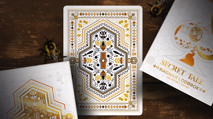 Secret Tale Ragnar White Bee Collector's Playing Cards - thumbnail 4