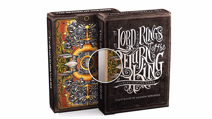 The Lord of the Rings - Return of the King Playing Cards (Black Gilded Edition) by Kings Wild - thumbnail 4