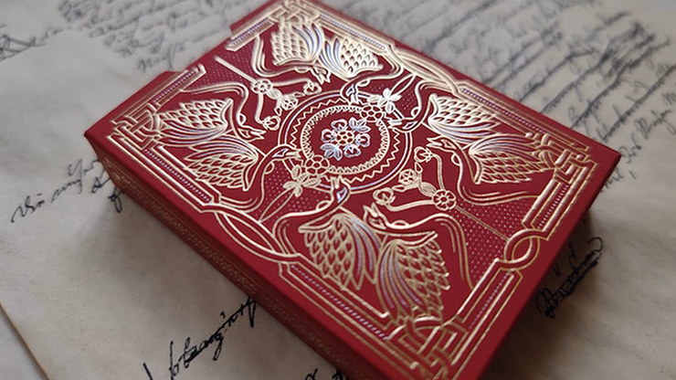 Shakespeare (Burgundy) Playing Cards - thumbnail 3