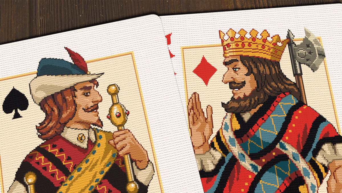 Pixel Kingdom (Sapphire Blue Edition) Playing Cards - thumbnail 5