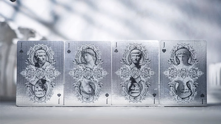 Alabaster Michelangelo Luxury Playing Cards by TCC Fashion - thumbnail 3