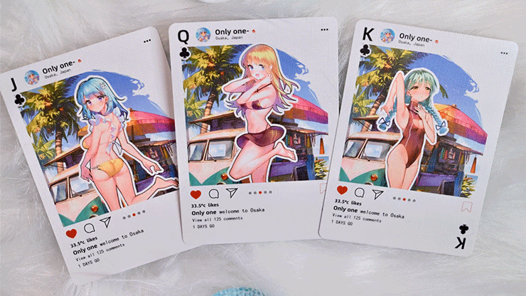 Sweet Cosplay Show - Azure Summer (Grading Box) Playing Cards - thumbnail 5