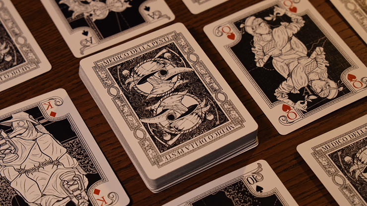 Plague Doctor (Veil) Playing Cards By Anti-Faro Cards - thumbnail 4