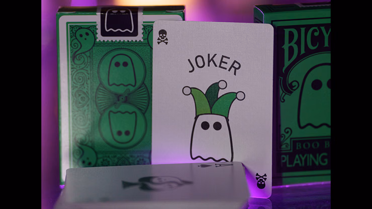 Bicycle Boo Back Playing Cards (Green) - thumbnail 3