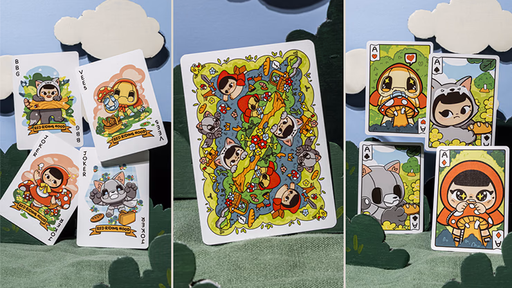 Bicycle Paper Royals Red Riding Hood Playing Cards by RunIt Decks - thumbnail 6
