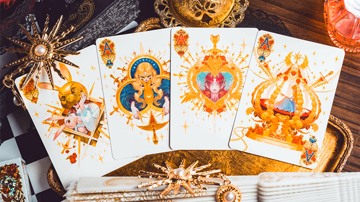 Silence V3 (White) Playing Cards by KING STAR - Image 2