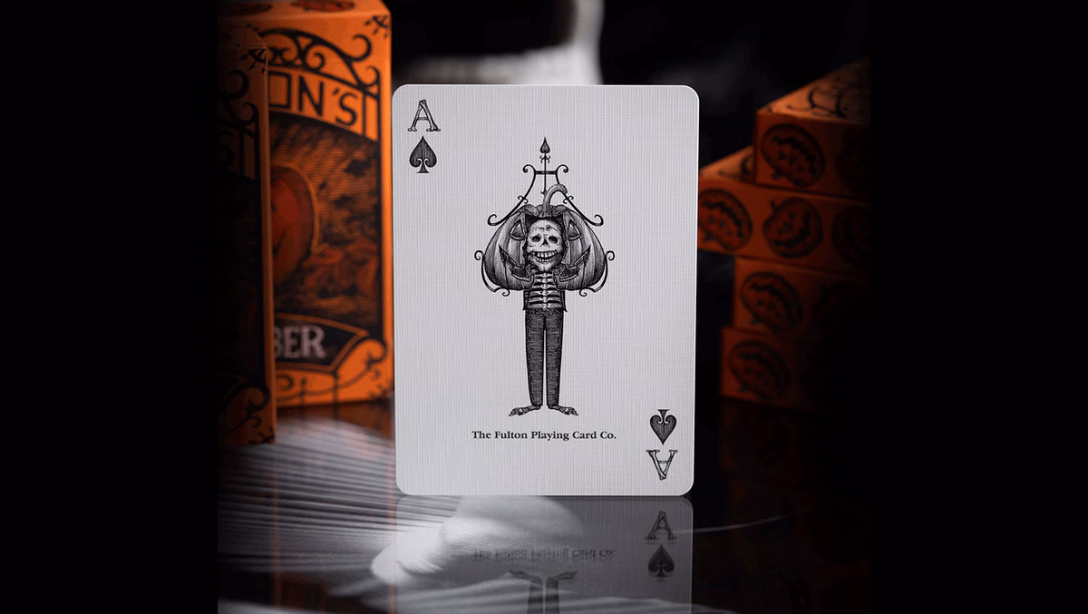 OCTOBER V2 PUMPKIN ORANGE PLAYING CARDS - thumbnail 6