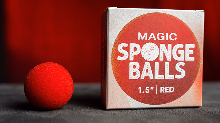 Magic Sponge Balls 50PK RED 1.5" by Murphy's Magic - magic trick