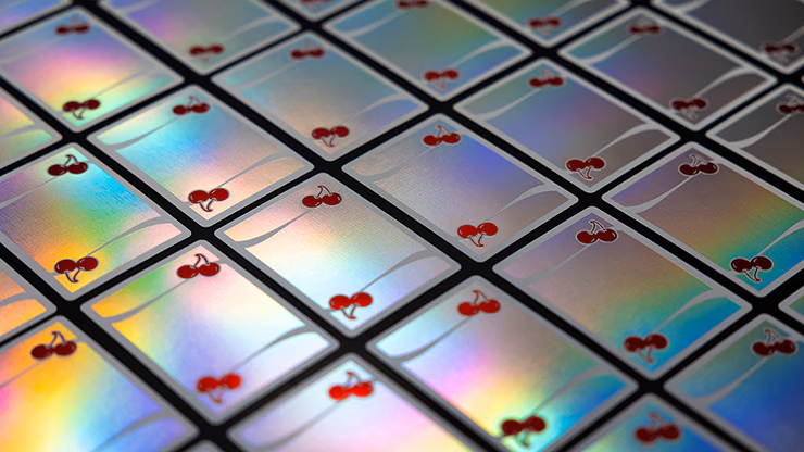 Cherry Casino Sands Mirage (Holographic) Playing Cards - thumbnail 4