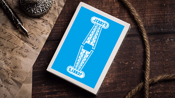 Jerry's Nugget (Icey Blue) Marked Monotone Playing Cards - Image 2