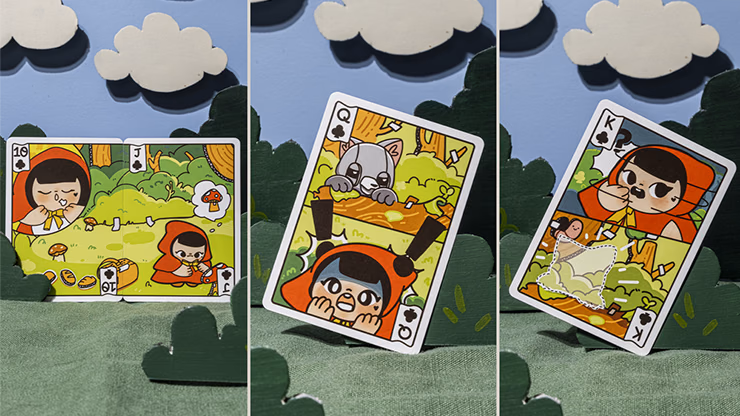 Bicycle Paper Royals Red Riding Hood Playing Cards by RunIt Decks - thumbnail 3