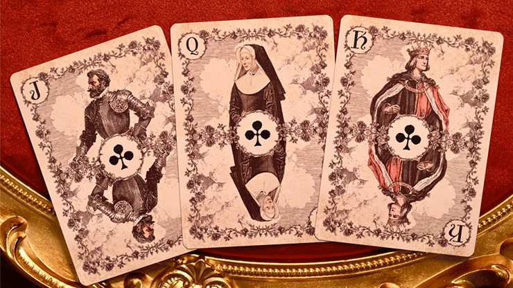 Wars of the Roses (2nd Edition Red Tuck- Gilded ) Playing Cards - thumbnail 3