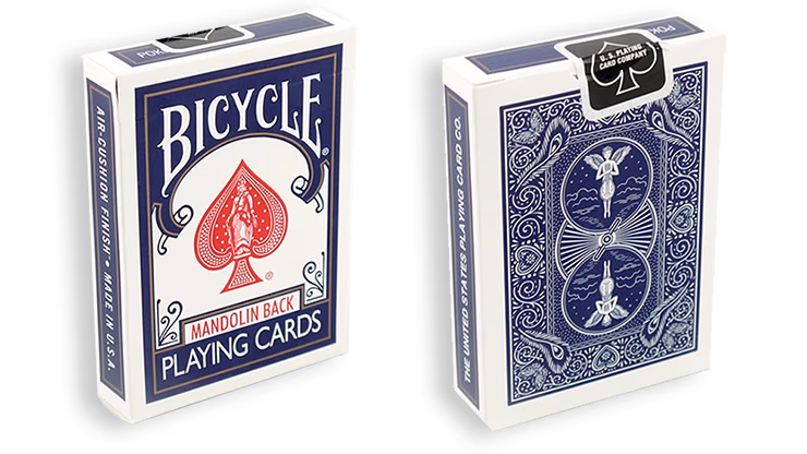 Bicycle Playing Cards 809 Mandolin Blue by USPCC - magic trick