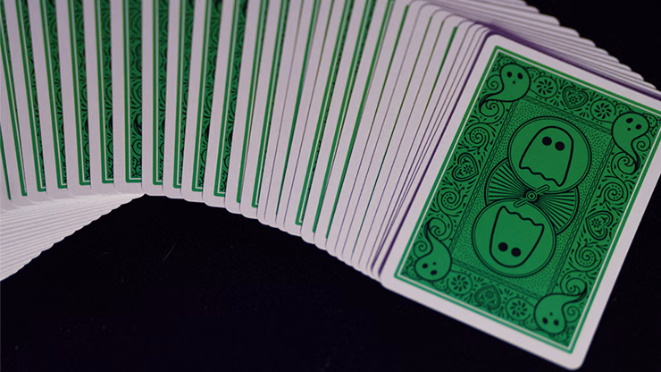 Bicycle Boo Back Playing Cards (Green) - thumbnail 4