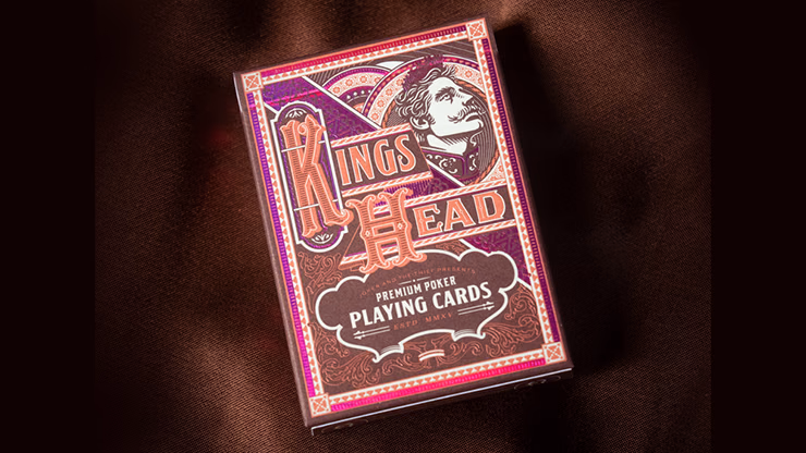 Kings Head (Purple and Rose) Playing Cards by Joker and the Thief - Image 2