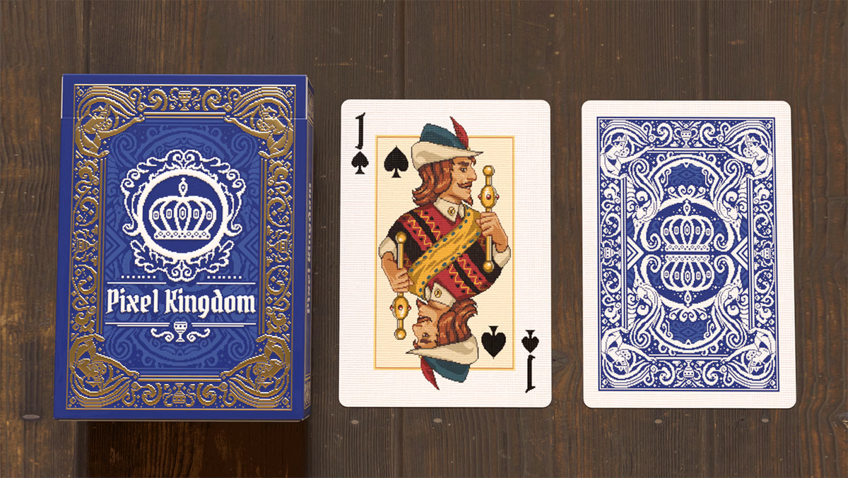 Pixel Kingdom (Sapphire Blue Edition) Playing Cards - thumbnail 6