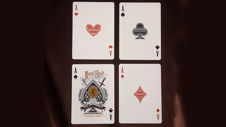 Kings Head (Purple and Rose) Playing Cards by Joker and the Thief - thumbnail 5
