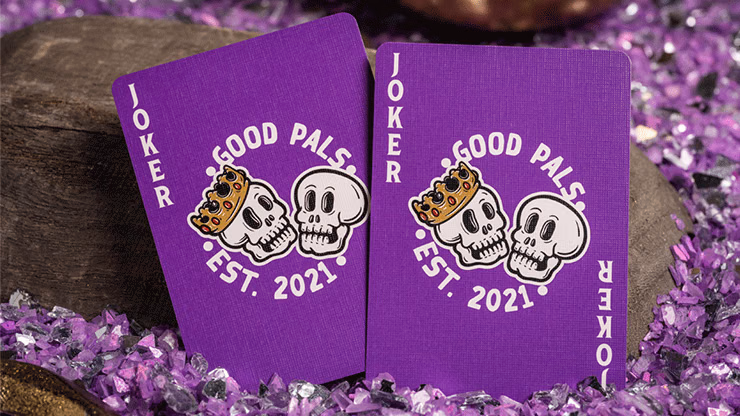 Good Pals Purple Foil Logo Playing Cards - Image 2