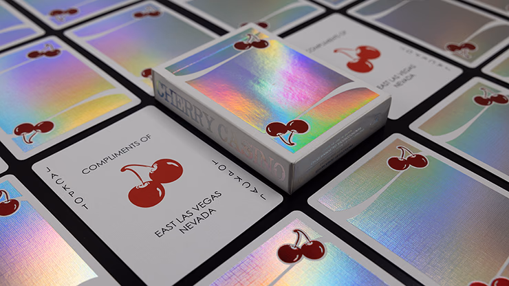 Cherry Casino Sands Mirage (Holographic) Playing Cards - Image 2