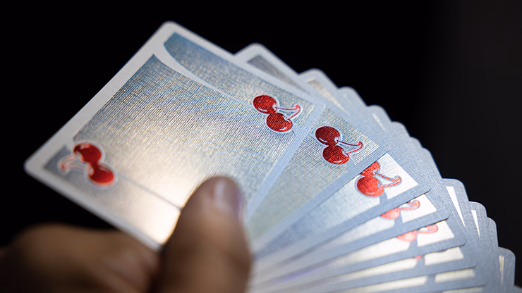 Cherry Casino Sands Mirage (Holographic) Playing Cards - thumbnail 5