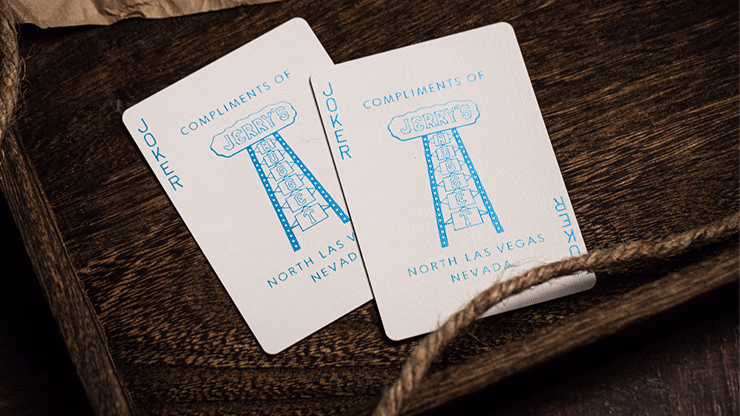 Jerry's Nugget (Icey Blue) Marked Monotone Playing Cards - thumbnail 6