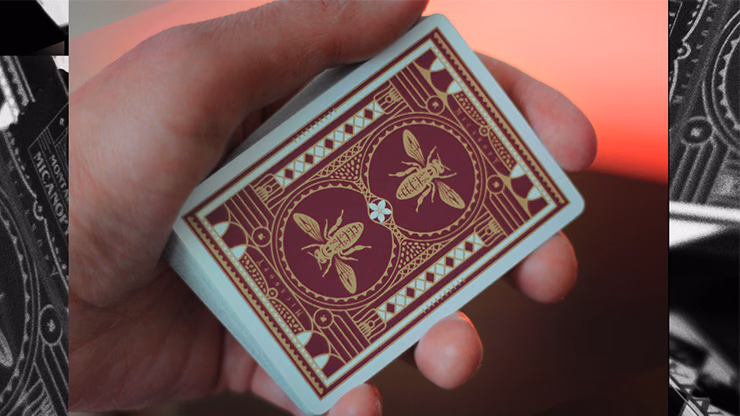Montauk Hotel Burgundy Playing Cards by Gemini - thumbnail 4